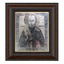 Серебряная икона Николай Чудотворец в рамке 50240038К06